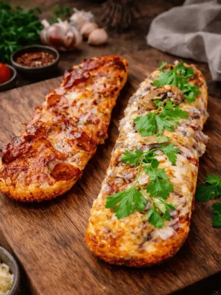 Keto Pizza Baguette