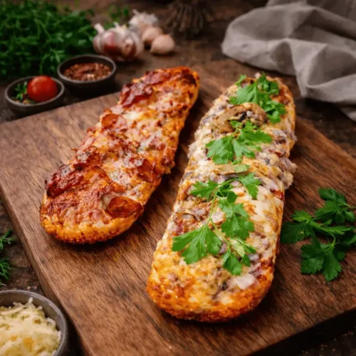 Keto Pizza Baguette