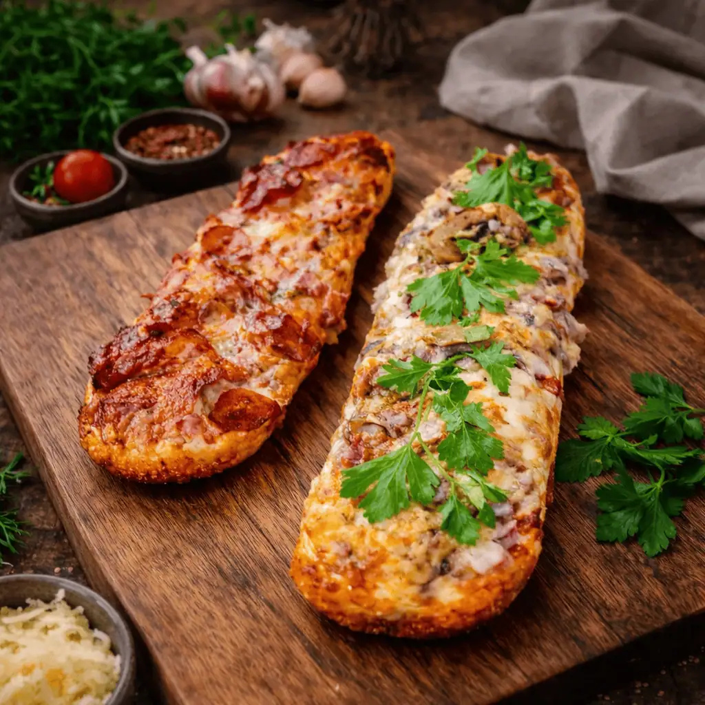 Keto Pizza Baguette