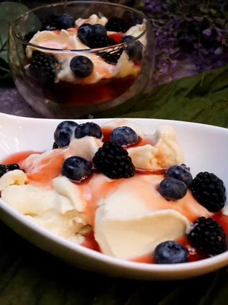 Keto Rhabarber Joghurteis, Creami, Rezept