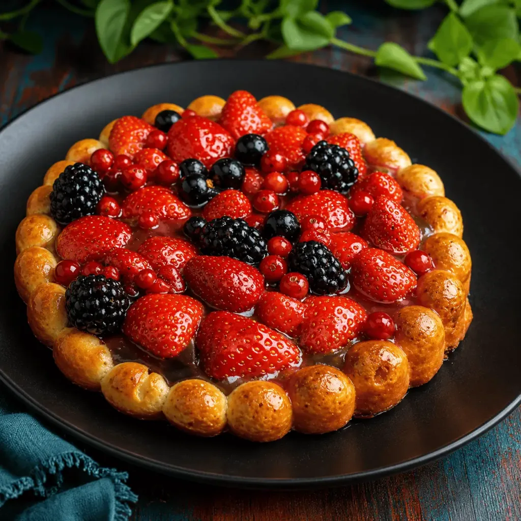 Keto Tortenboden Beeren und Guss, Beitrag, dunkel, KetoChameleons, Erdbeerkuchen
