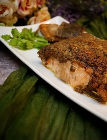Lachs mit Kräuterkruste - Bordalaise- Keto