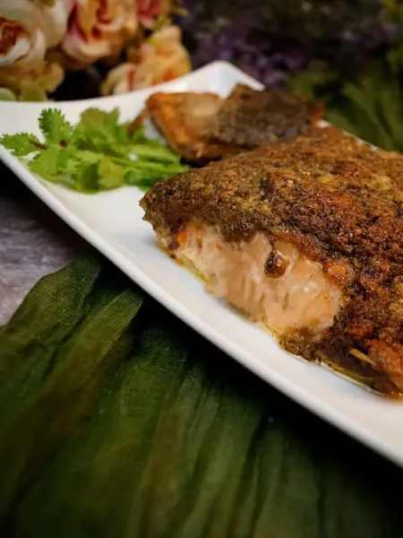 Lachs mit Kräuterkruste - Bordalaise- Keto