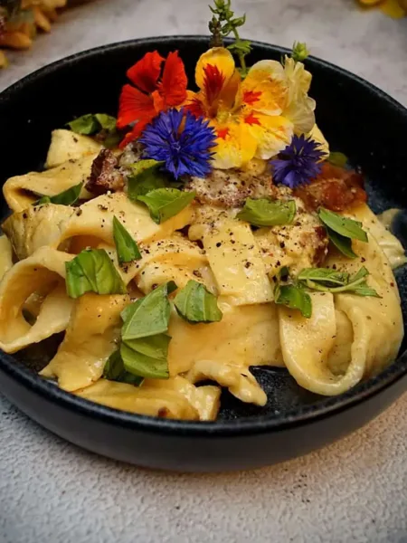 Keto Nudeln Carbonara 3 Keto Nudeln Carbonara Keto Bandnudeln Carbonara