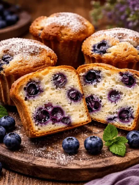 Keto Blaubeer Muffins KetoChameleons