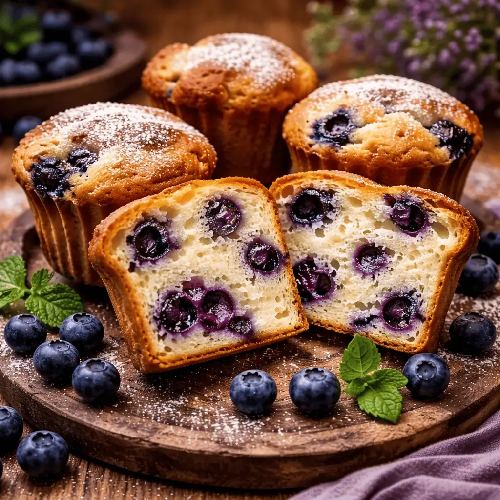 Keto Blaubeer Muffins KetoChameleons