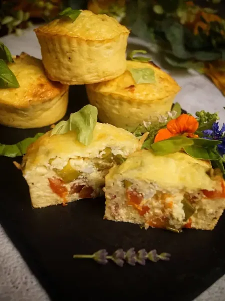 Keto Pizza Muffins