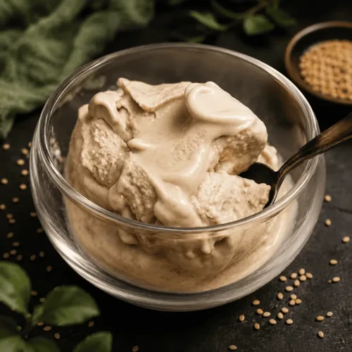 Keto Sesam Eis, Eiscreme, Ninja Creami, Sesam, Low Carb, KetoChameleons