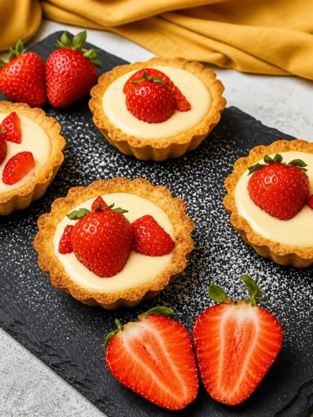 Keto-Tartelettes-weisse-Schokolade Erdbeere-KetoChameleons