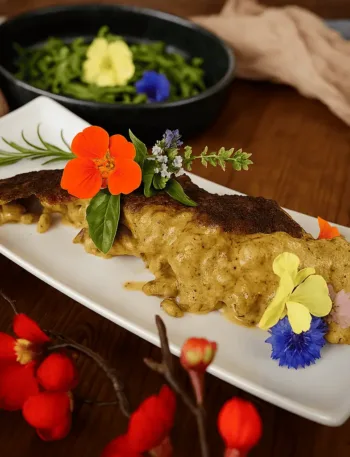 Lende mit Blumenkohlkruste