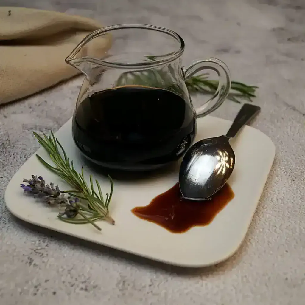 Keto-Balsamico-Creme, Balsamico, zuckerfrei, italienisch, Antipasti, Italien, Rezept, KetoChameleons