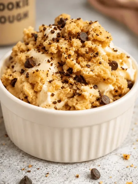 Keto Cookie Dough für Keto Eis, High Protein, KetoChameleons