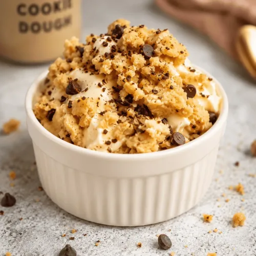 Keto Cookie Dough für Keto Eis, High Protein, KetoChameleons