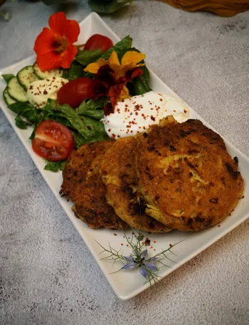 Keto Hühnchen Zucchini Rösti2