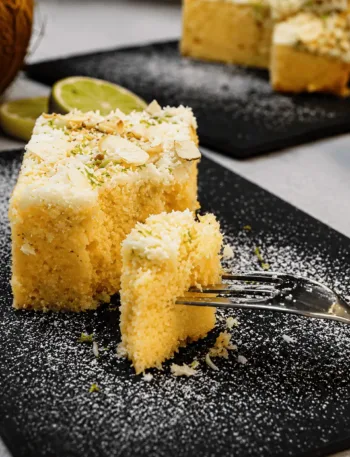 Keto Kokos Kuchen, Limette, Kokos Limetten Kuchen, Zuckerfrei, Lowcarb, KetoChameleons