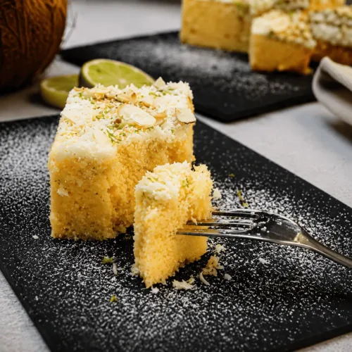 Keto Kokos Kuchen, Limette, Kokos Limetten Kuchen, Zuckerfrei, Lowcarb, KetoChameleons