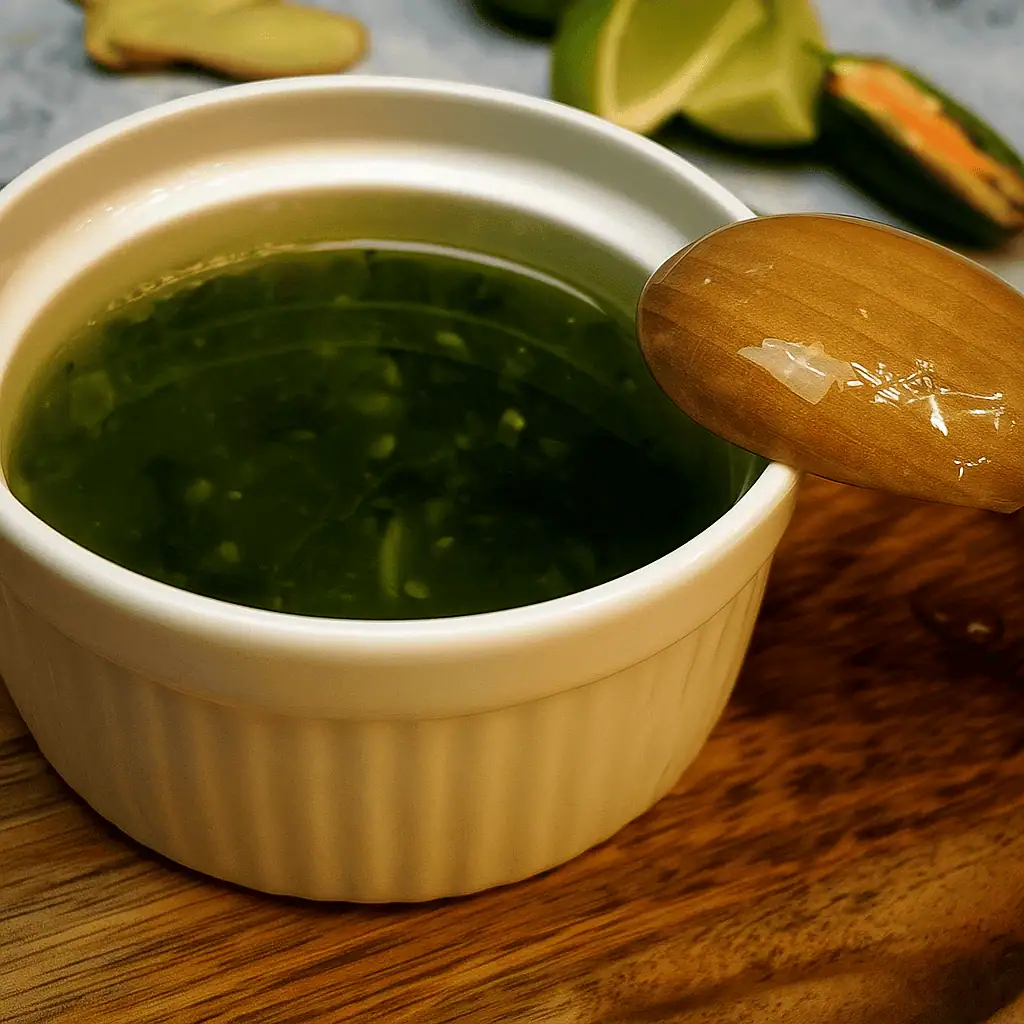 Sweet Chili Lime Keto Sosse 3 Dieses selbstgemachte Chutney vereint die Süße frischer Tomaten und Blaubeeren mit der feinen Schärfe von Chili, Knoblauch und Zwiebeln. Ein süß-sauerer Begleiter, der Fleisch- und Käsegerichte raffiniert abrundet.