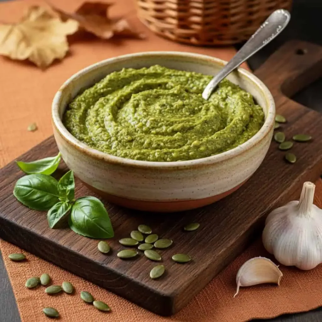 Keto Kürbiskern Pesto