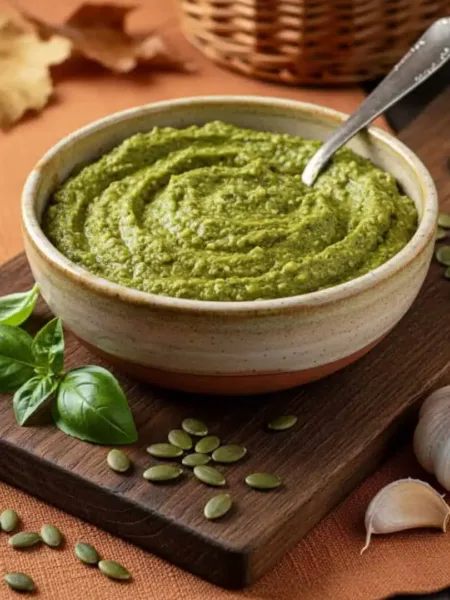 Keto Kürbiskern Pesto