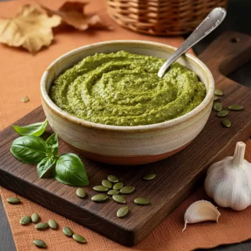 Keto Kürbiskern Pesto