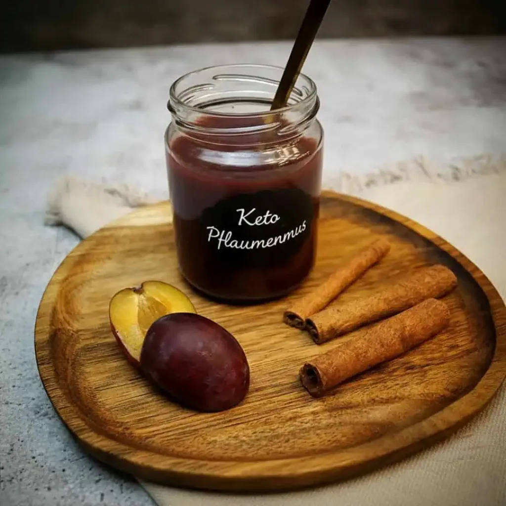 Keto Pflaumenmus fermentiert