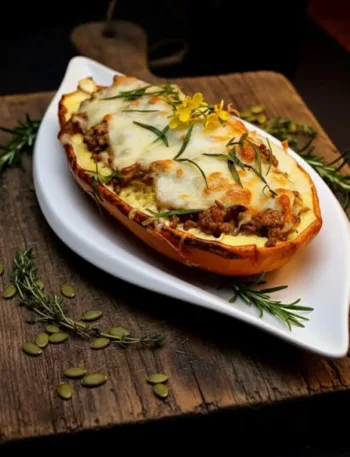 Keto Spaghettikürbis-Komfortfood – Hackfleisch, Kräuter & Käse aus dem Ofen 27 Keto Spaghettikürbis-Komfortfood – Hackfleisch, Kräuter & Käse aus dem Ofen Keto Spaghettikürbis mit Hackfleischsoße