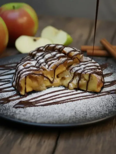 Keto Apfel Waffeln Schki