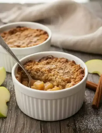 Keto-Apple-Crumble, Apfel Streusel, Keto Kuchen, Keto Dessert, Kaiser-Alexander Apfel, KetoChameleons