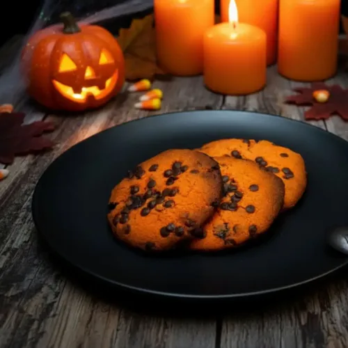 Keto Chocolate Chiü Cookies Halloween 1