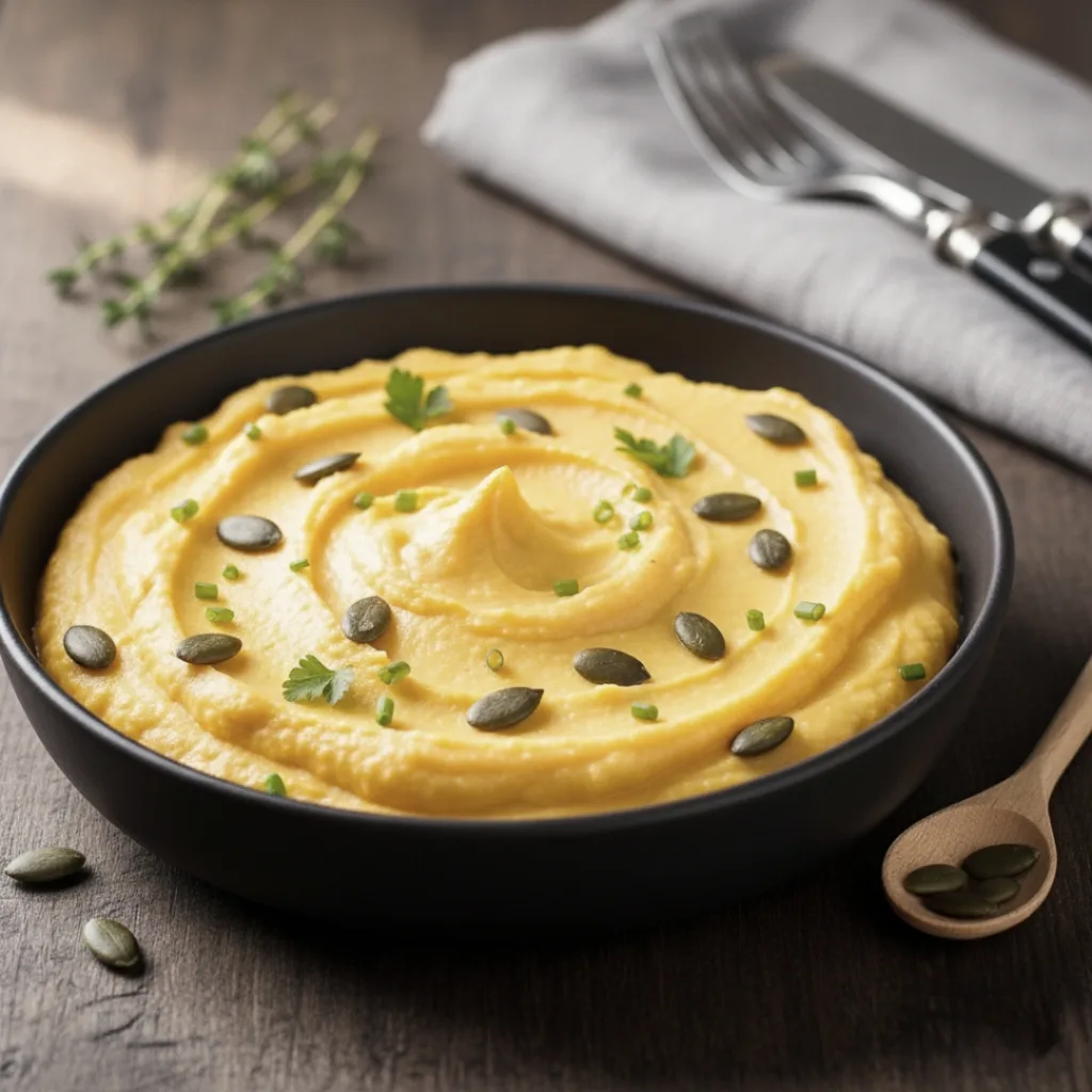 Kürbis Sellerie Püree – High Protein