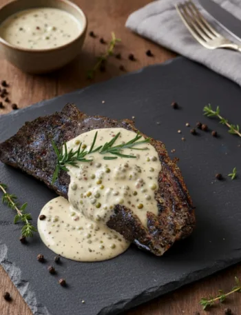 Saftig & Aromatisch: Steak mit cremiger Keto Pfefferrahmsoße 20 Saftig & Aromatisch: Steak mit cremiger Keto Pfefferrahmsoße Steak mit Pfefferrahmsoße