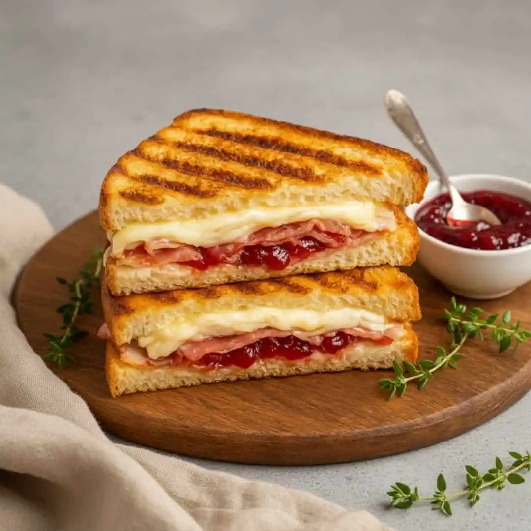 Camembert Sandwich 1 Unsere Cracker sind super knusprig, einfach in der Herstellung und lassen sich leicht abwandeln. Dazu liefern sie viel Protein und sind ein super Snack für unterwegs.