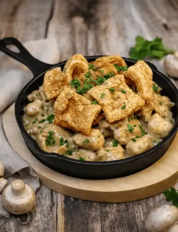 Chicken-mushroom-Pie-ohne Teig keto