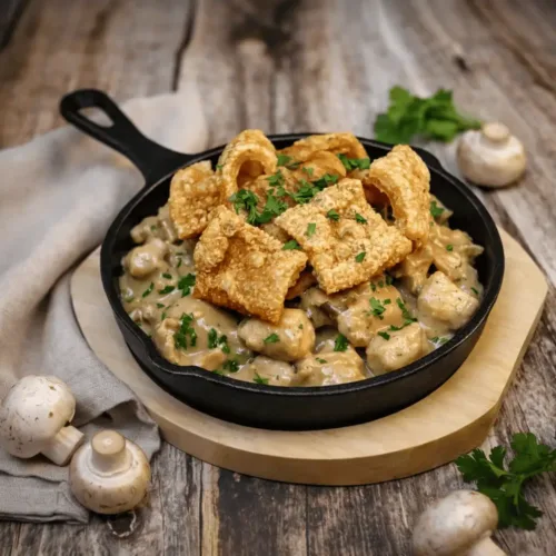 Chicken-mushroom-Pie-ohne Teig keto