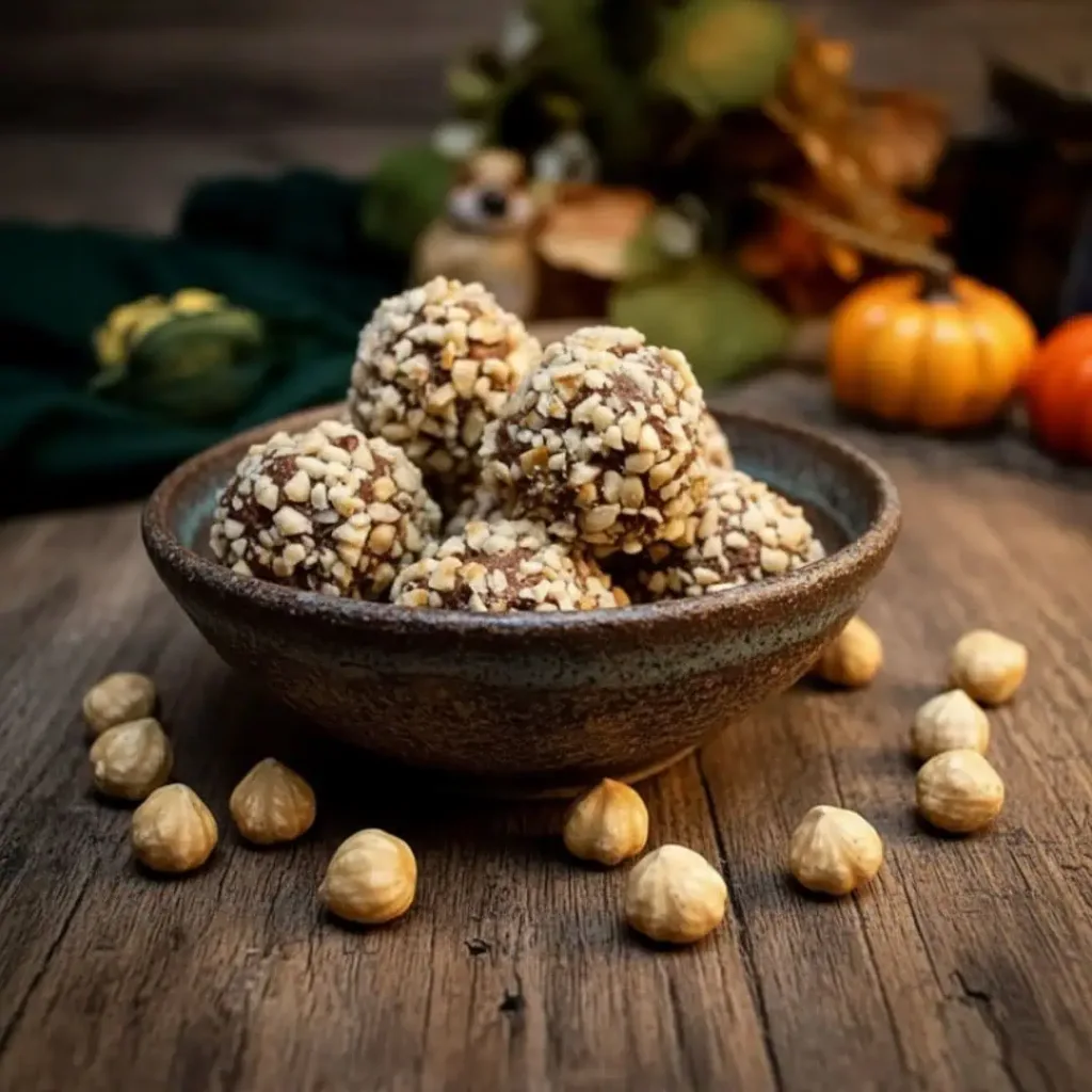 Keto Haselnusskugeln Deko