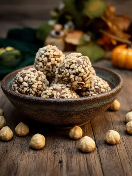 Keto Haselnusskugeln Deko