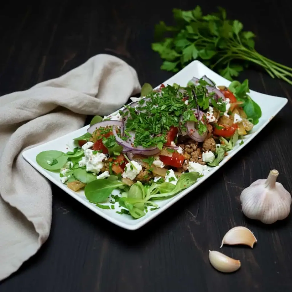 Keto Lahmacun Nudelpfanne