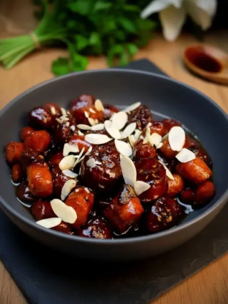 Chorizo in Rotweinsoße