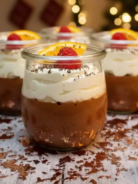 Keto Schokocreme - Christmas Chocolate Pots