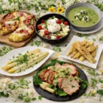 Keto Spargel und Bärlauch