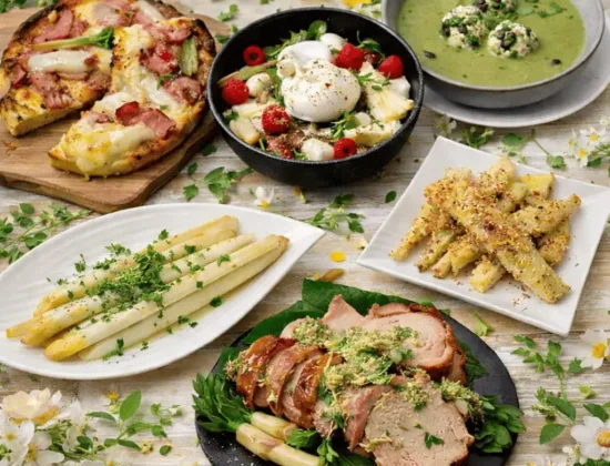 Keto Spargel und Bärlauch