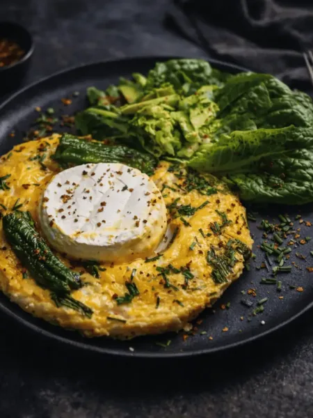 Camembert Keto Omelette Ofen, Ketochameleons