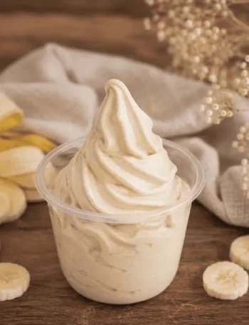 Keto Bananeneis, Bananen Eis, Creami, Swirl, KetoChameleons