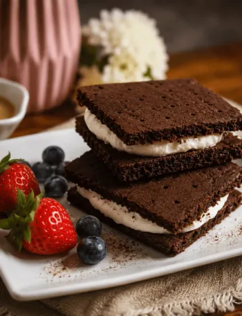 Keto Eis Sandwich, Eis Kuchen, KetoChameleons