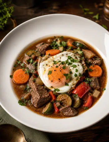 Bife Koyguan, Keto, Eintopf, Paraguay, Rindfleisch, Rindfleisch Eintopf, WM Gericht, Südamerika, KetoChameleons