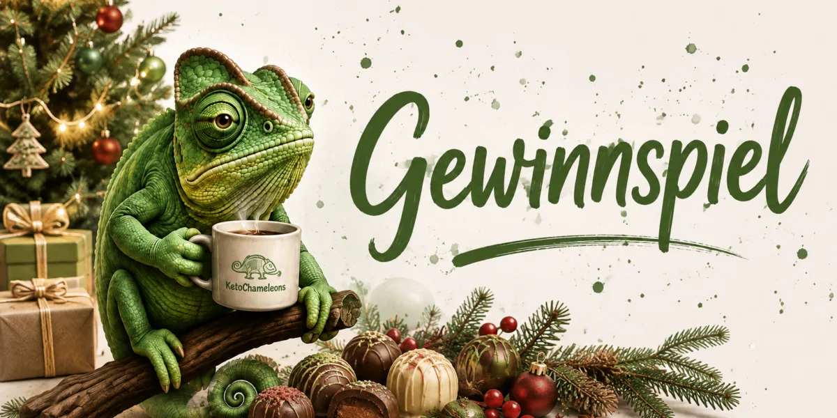 Gewinnspiel Popup, KetoChameleons, Weihnachten 2026
