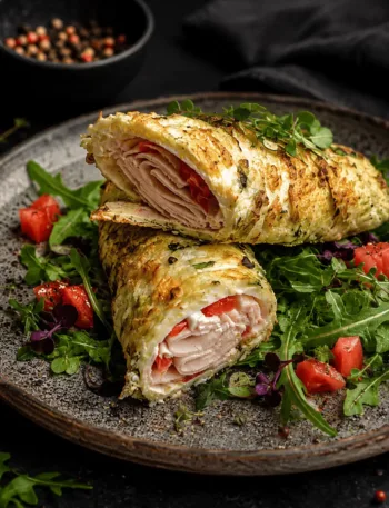 Zucchini-Rolle, Keto, Low Carb, High Protein, Proteinreich, Protein Rezept, Zucchini, KetoChameleons