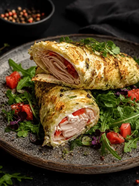 Zucchini-Rolle, Keto, Low Carb, High Protein, Proteinreich, Protein Rezept, Zucchini, KetoChameleons