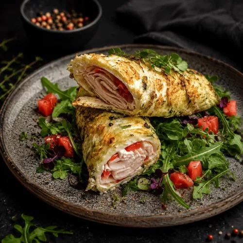 Zucchini-Rolle, Keto, Low Carb, High Protein, Proteinreich, Protein Rezept, Zucchini, KetoChameleons