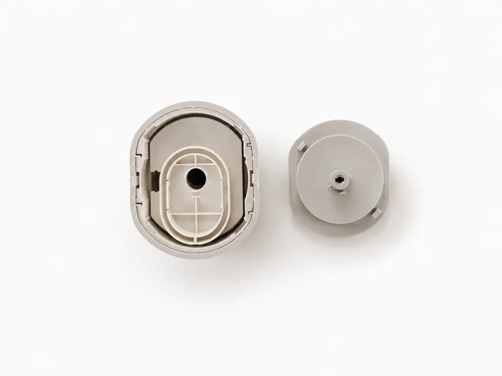 Der Applikator ohne Sensor nach dem Einsetzen Sibio Sensor im Langzeittest: Meine Erfahrungen mit kontinuierlicher Ketosemessung, Fasten, Ernährung, Bewegung und den Grenzen der Messwerte.